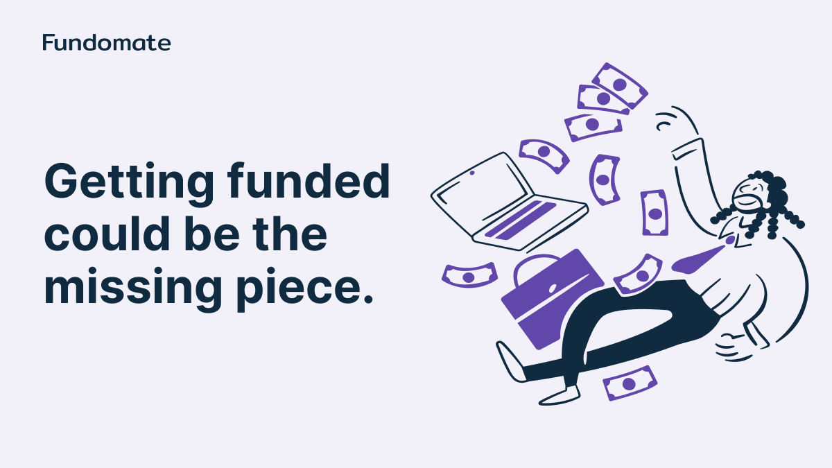 Fundomate's tweet photo. Getting funded could be the missing piece. https://t.co/s28LedDrse https://t.co/HfjHSQ1Wxz