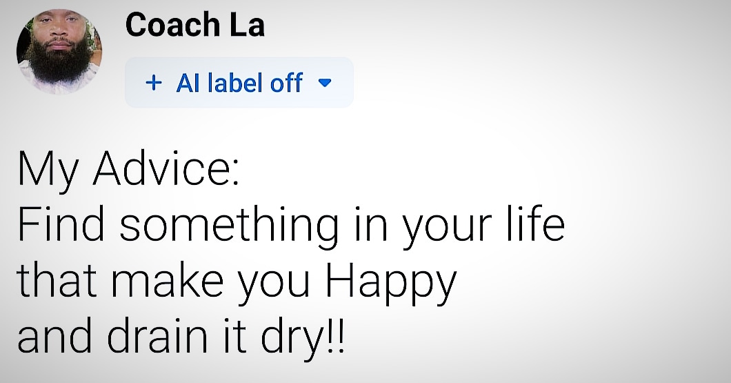 HiltonLaray's tweet photo. My Advice: https://t.co/56FSH7R7Nw