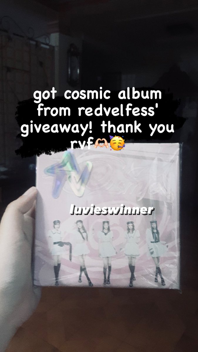 luvieswinner's tweet photo. YUHUUUU! PAKETKU SUDAH SAMPAAAII❤️ terima kasih admin sudah mengadakan giveaway! truly blessed🥰🥰 @redvelfess @rvfguards semoga mimin miminnya bahagia terus!!! https://t.co/qpsBAAWCjE