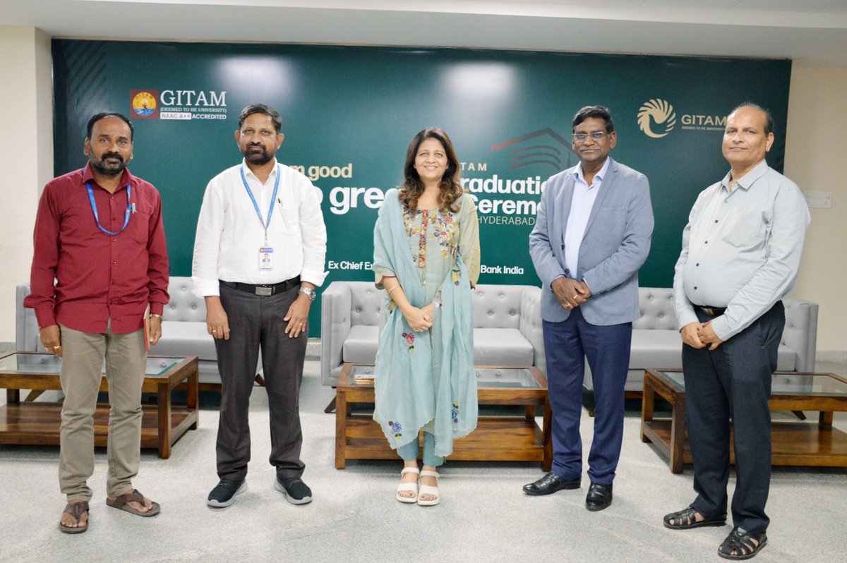 Shikhagoel_IPS's tweet image. Today at @GITAMUniversity Hyderabad! Inaugurated the Cyber Forensics Lab &amp;amp; participated in an engaging interactive session with the new students during their induction ceremony.