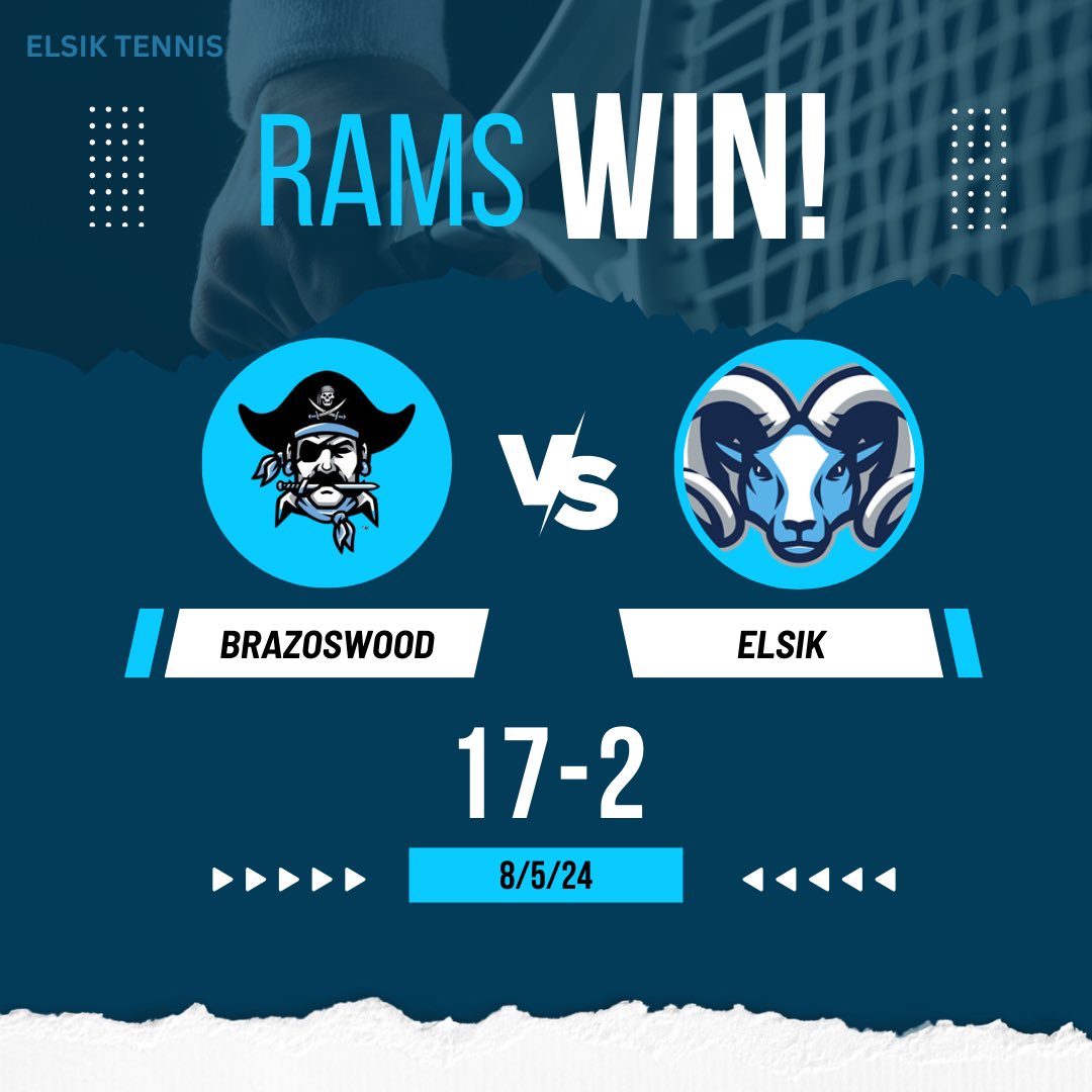 ElsikTennis's tweet photo. Rams are off to a strong start of the season 🔥 https://t.co/mJatHocG5X