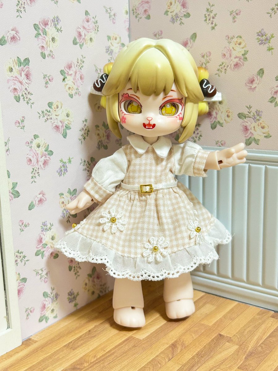 昨日もショボショボしてたから無心で作ってたワンピ。これ仕上げた時が一番自己肯定感生きてた
