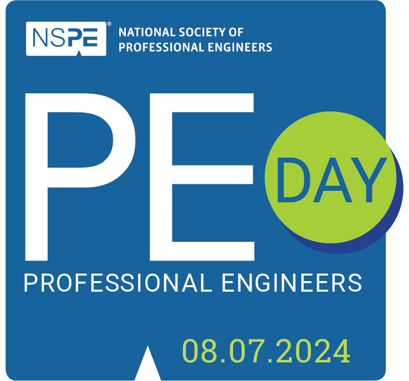 Happy Professional Engineers Day! On this ninth annual celebration of the profession, join us as we honor the innovation, ethics, and commitment of PEs. Let's raise awareness about what it means to be a PE and showcase the incredible work PEs do each day. #LicensedPEday