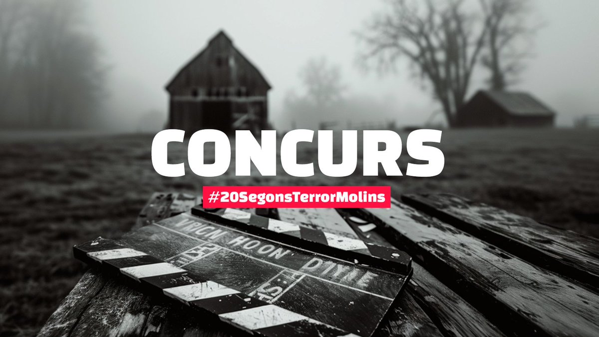 terrorMolins's tweet photo. Aprofita aquest estiu! 🎥 T'animem a posar la teva creativitat a prova amb el Concurs  #20segonsdeterror 2024!!

Com participar👇
https://t.co/Qh20YuTTwr

#SembremElTerror #TerrorMolins https://t.co/XfcqaP9Dqc