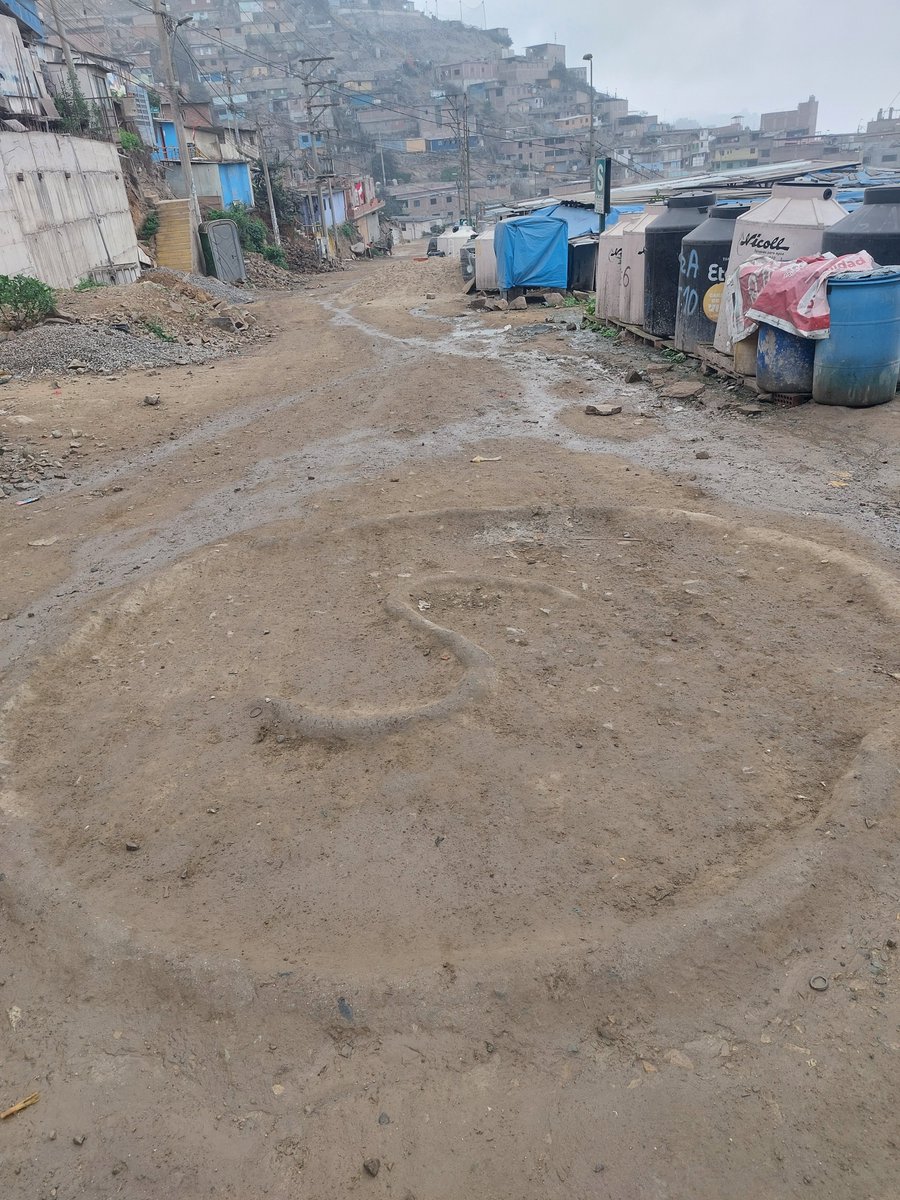 Ingenio ante la adversidad.

Señal de zona segura ante sismos.

San Juan  de Miraflores, Lima