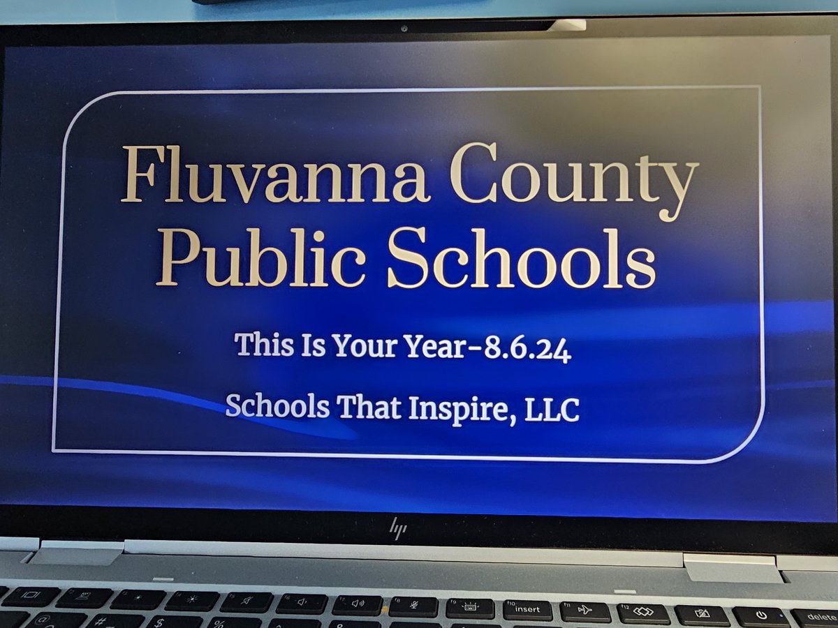 drjbg3's tweet photo. I enjoyed keynoting the @FluCoSchools convocation with the theme of "This Is Your Year" with a focus on loving kids, supporting each other, recharging your battery, and celebrating the successes along the way.
A special thank you to @PeteGretz for the opportunity and #GoFlucos https://t.co/fzt6s8l724
