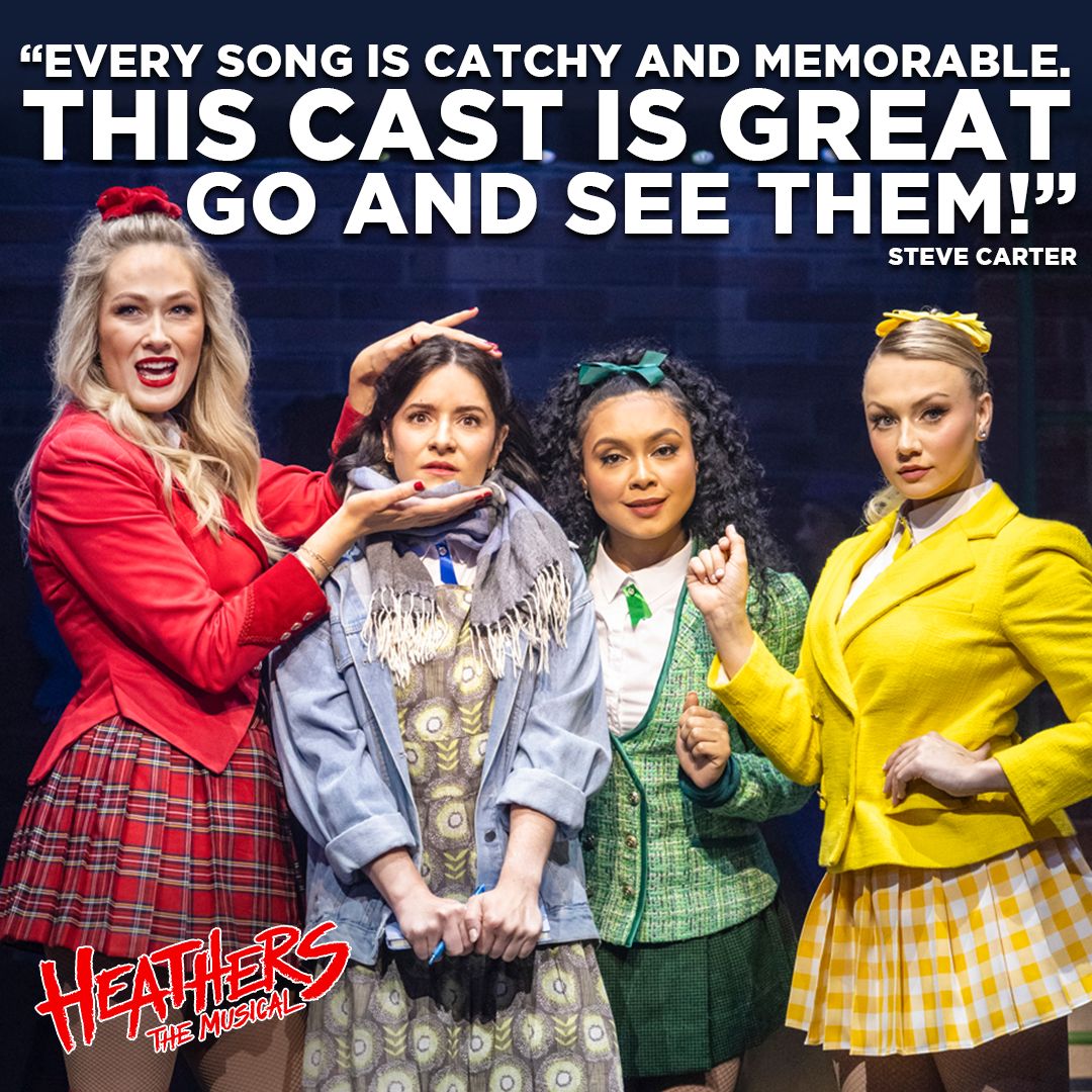 Kings Theatre (@kingstheatre) on Twitter photo "Read All About it!" The reviews are in from last night! 📰 
"Every song is catchy and memorable. This cast is great - go and see them!" Steve Carter
Heathers the Musical is here at The Kings Theatre until Sat 10 Aug
Book Your Tickets Here! ➡️ buff.ly/4dtrNTu "Read All About it!" The reviews are in from last night! 📰 
"Every song is catchy and memorable. This cast is great - go and see them!" Steve Carter
Heathers the Musical is here at The Kings Theatre until Sat 10 Aug
Book Your Tickets Here! ➡️ buff.ly/4dtrNTu
