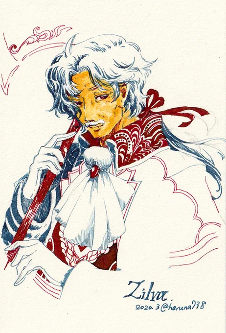 ジルバーさんAS昇格おめでとうございます!!ということで過去に描いたジルバーさん再放送です(^^///) 