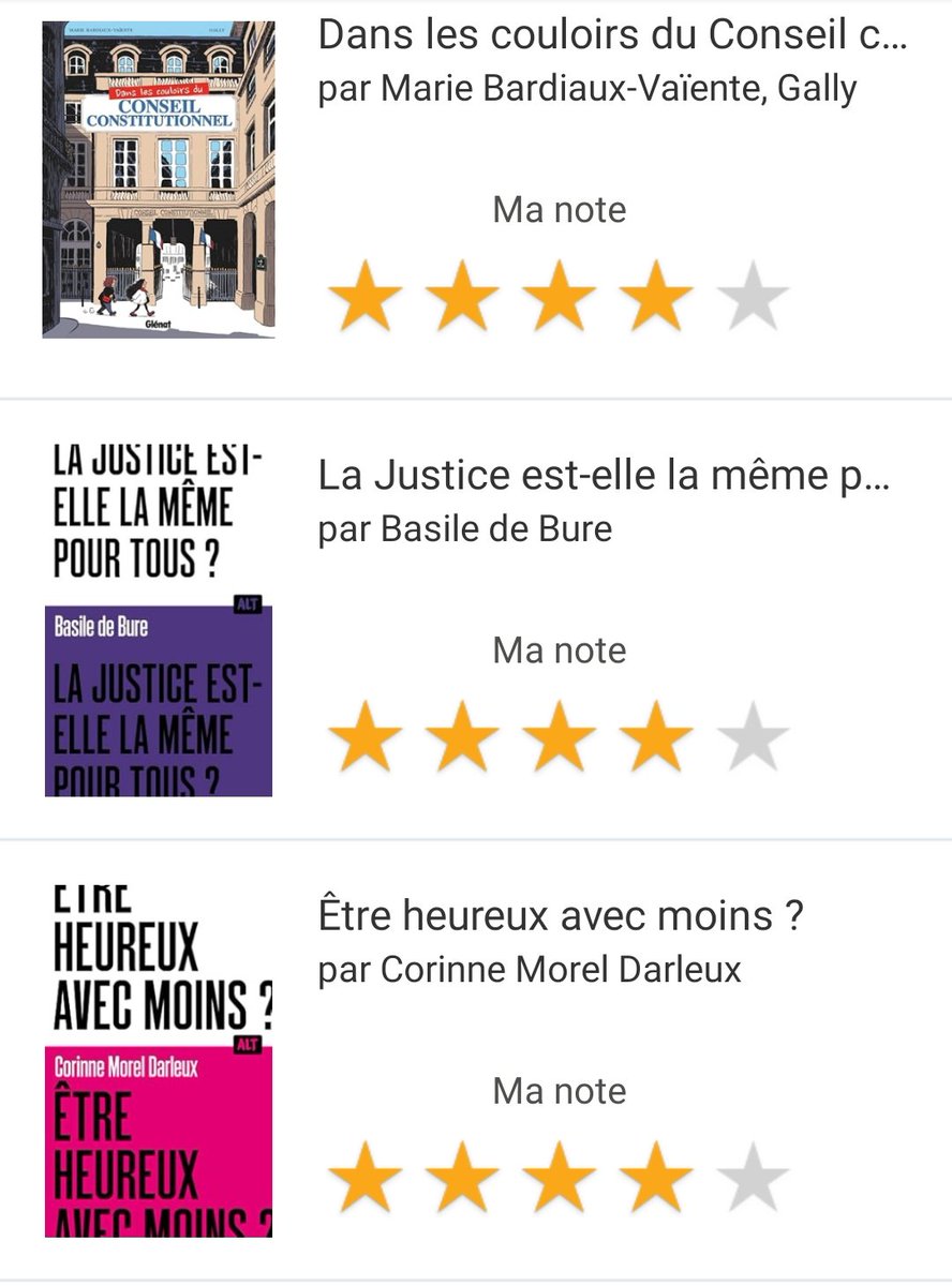 studygrammeuse's tweet photo. Mes dernières lectures+ leur note ! 📚 #booktwt https://t.co/mrsAngHycF