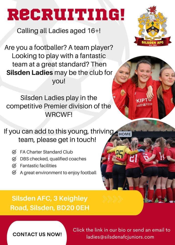 We are recruiting for the new season. Please send a message or complete the link in our Bio on Facebook or Instagram. We have fantastic facilities, excellent coaches, we also provide a great environment to play &amp; train!