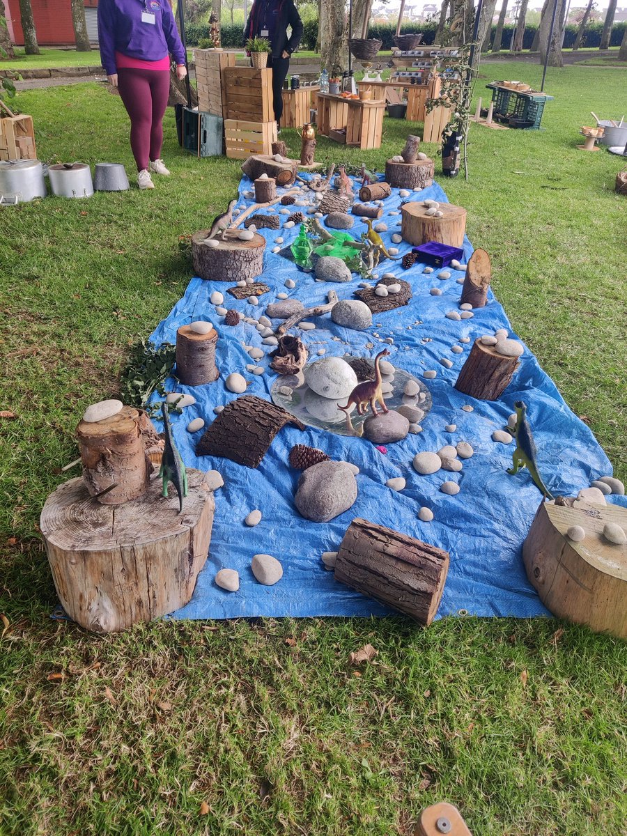 ncn4children's tweet photo. Crossing the river of learning. At Reggio Inspired Conference at Flower Field Art Centre Northern Ireland., with Early Years thr Organisation for Young Children. https://t.co/cnxg4UzdOM