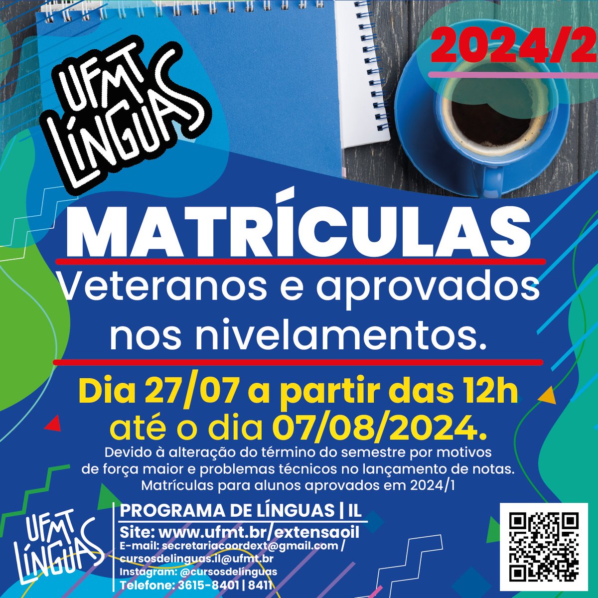 UFMT's tweet photo. 🗺️ Programa de línguas abre matrículas para veteranos https://t.co/13nkTuFziK