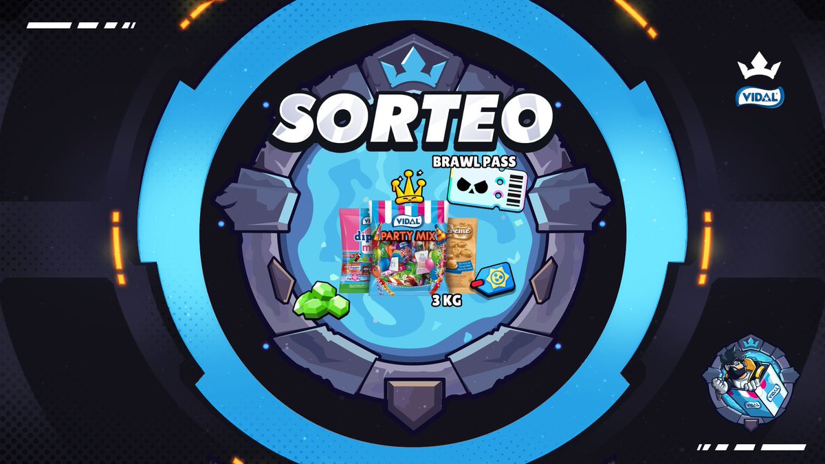 🎁 SORTEAZO 🎁 

🏆 x3 KG golosinas 
🏆 x1 Brawl Pass plus 

¡SOLO 1 GANADOR! 

🍀 Requisitos: 
⭐️ Dar RT 
⭐️ Seguir a <a href="/Vidal_Golosinas/">Vidal Golosinas</a> 
⭐️ Comentar un emoji 

Ganador en 3 días