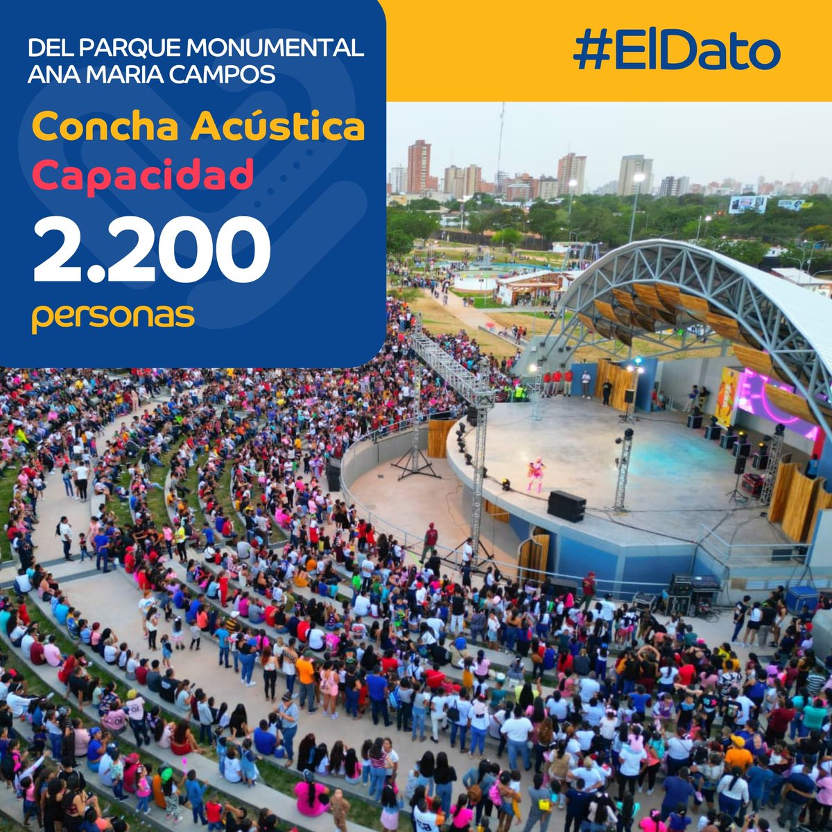 Misión Venezuela Bella (@mvzlabella) on Twitter photo 🎶 ¡Descubre la magia de la Concha Acústica del <a href="/PAnaMariaCampos/">Parque Ana María Campos</a>! 🎶
Este espacio está ubicado en el corazón del parque, en su segunda Etapa. La concha acústica es el lugar perfecto para disfrutar de eventos al aire libre. 🌳✨
🎤 Hasta 2.200 personas pueden disfrutar de 🎶 ¡Descubre la magia de la Concha Acústica del <a href="/PAnaMariaCampos/">Parque Ana María Campos</a>! 🎶
Este espacio está ubicado en el corazón del parque, en su segunda Etapa. La concha acústica es el lugar perfecto para disfrutar de eventos al aire libre. 🌳✨
🎤 Hasta 2.200 personas pueden disfrutar de