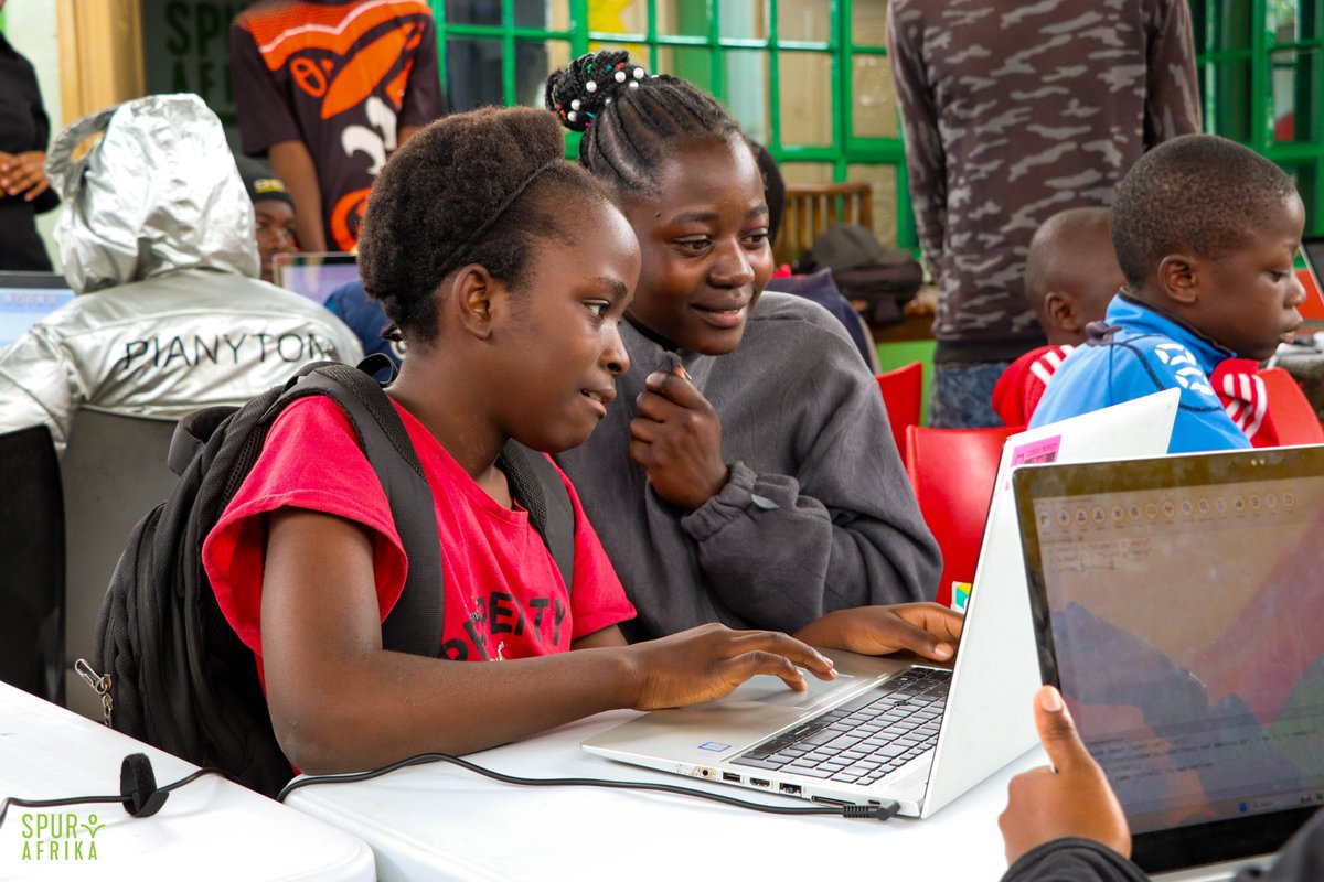 SpurafrikaK's tweet image. We are halfway through #codewithkids with today being Day 3 with our children from Kibera. They have gained a little autonomy and are showing keen interest in the program. We are so proud of them 🥳🥳#SpurAfrika #Codewithkids #Techforkids