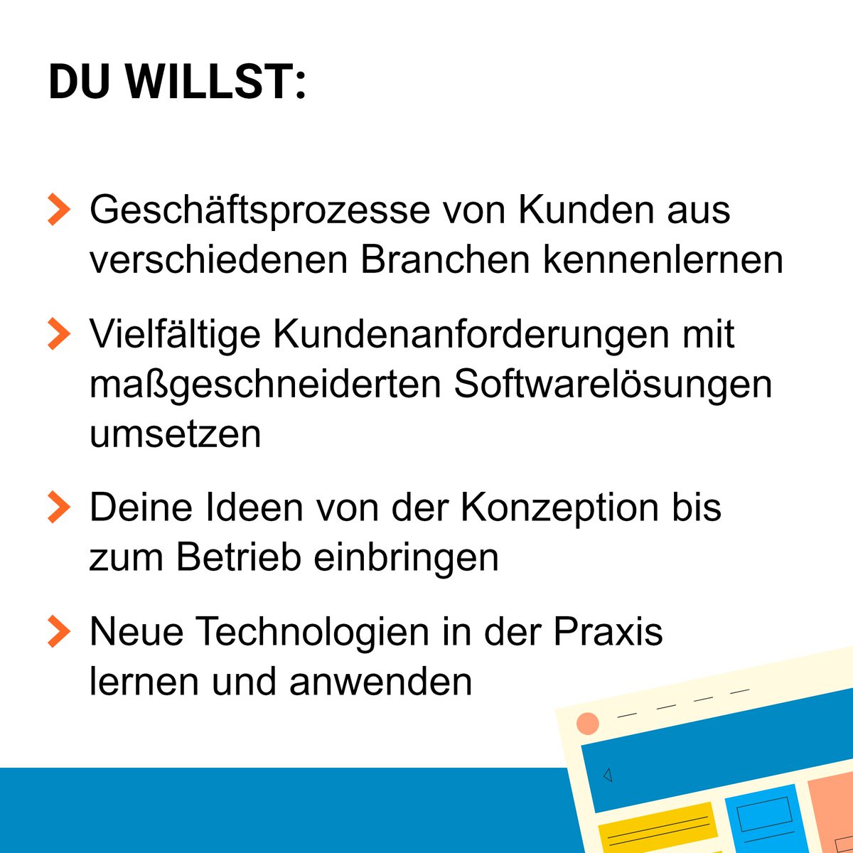 SimpleThings_de's tweet photo. Wir sind auf der Suche nach Verstärkung unseres Teams. Du passt zu uns? Dann bewirb dich jetzt! Hier findest du weitere Informationen: 
https://t.co/JRQmsltu2B
Wir freuen uns, dich bald kennenzulernen. #Stellenanzeige https://t.co/pcMEkpl1fa