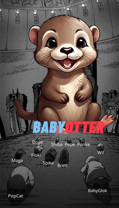 EdcesarSoares's tweet photo. @BabyOtterOf New era. new 100x meme starting
@ThunderBased 

Join TG: https://t.co/rh5Sxsr6Sn

#BabyOtter #Crypto #Memecoin #Solana #BullRun #OlympicGamesParis2024 #Paris2024 #OlympicGames https://t.co/wvlmgkLdtt