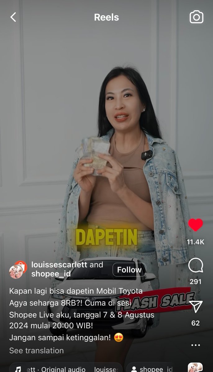 Miss_Thena66's tweet image. jangan sampai kelewatan! motor honda vario &amp;amp; mobil toyota agya cuma 8 ribu di shopee live flash sale mulai 7 agustus jam 8 malam wib, cuma di shopee live! s.shopee.co.id/7fFyfSZbcv

#FlashSaleMotorMobil8RB