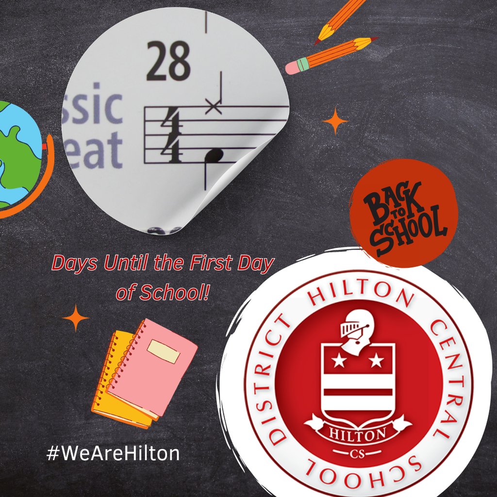 There are only 28 days until the first day of school!  Did you know there are also 28 current openings, including substitute teachers, in the HCSD?  Find out more today by visiting: hilton.recruitfront.com  #WeAreHilton