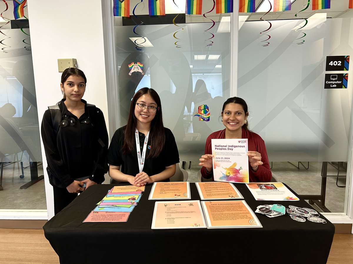 fleming_toronto's tweet photo. Indigenous Peoples Day is celebrated on June 21, aligning with summer solstice, which holds cultural significance for many Indigenous groups. 

We hope you were able to learn something new about Indigenous culture or history on this day! 

#StudyAbroad #FCT #StudyinToronto https://t.co/8amPWElmYI