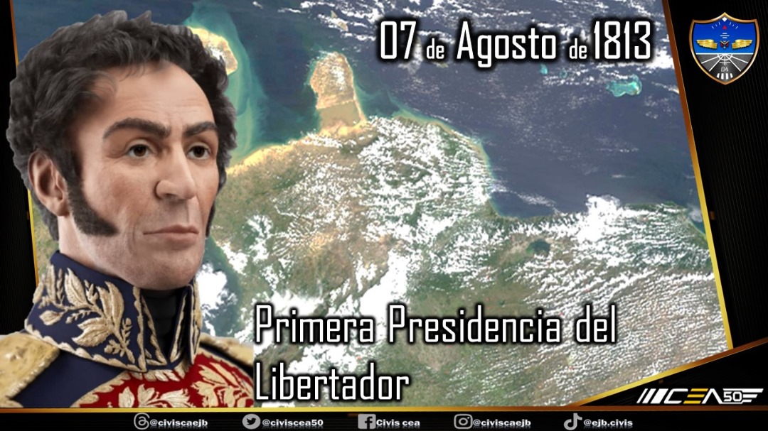 🗓️ #7Ago || Hace 210 años el Libertador Simón Bolívar asumió por primera vez la Presidencia de la República e inicia las campañas militares que llevaron a la independencia de Colombia, Ecuador, Perú y Bolivia.
#VenezuelaHaceJusticia
#FANB
#SoloUnidosVenceremos
#CEA50