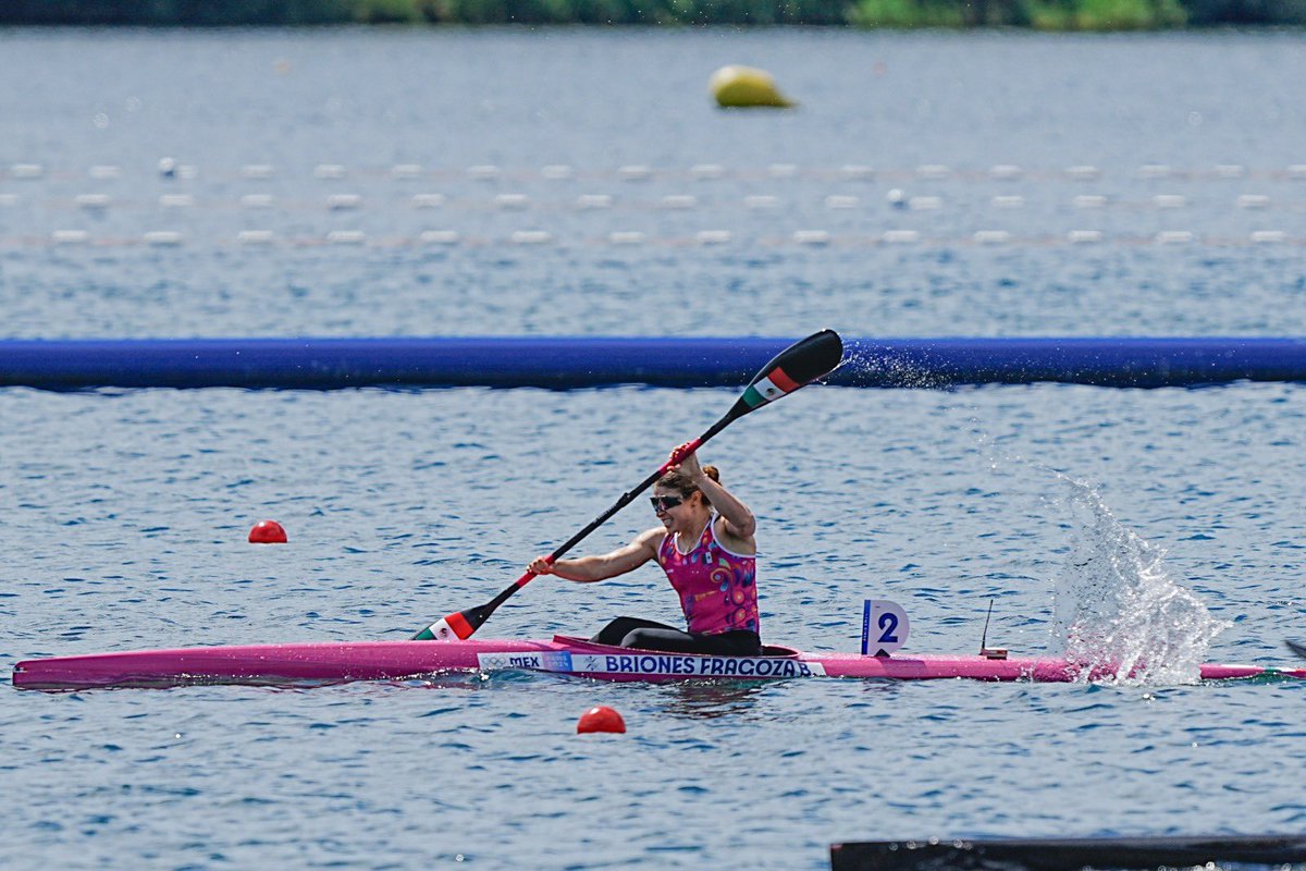 Beatriz Briones tuvo un gran cierra para clasificar a la semifinal de K1 500 metros al ubicarse en el 3er sitio de la serie tres con un tiempo de 1:53.05 min. en los Juegos Olímpicos París 2024.
#TodosSomosOlímpicos