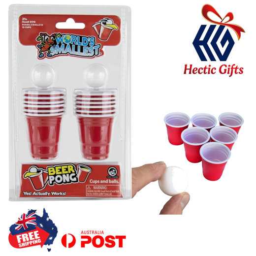 HecticGifts's tweet photo. NEW - The Worlds Smallest Beer Pong Game
https://t.co/yjTt3oNnlB
#New #HecticGifts #SuperImpulse #SI #BeerPong #Classic #Adult #DrinkingGame #RedCups #PingPongBalls #Minature #Toy #ReallyWorks #Collectible #FreeShipping #AustraliaWide #FastShipping https://t.co/sCmvfKrOYV