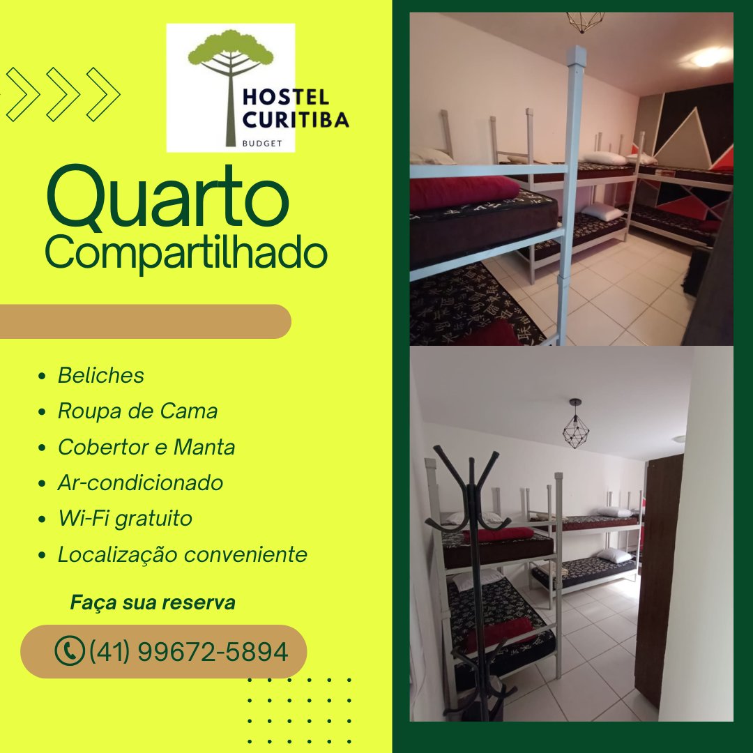 Aqui no Hostel Curitiba, você pode estar vindo com seu grupo de amigos e aproveitarem o máximo da sua viagem se hospedando conosco.

Acesse: hostelcuritiba.com.br

#hostel  #hospedagem #curitiba #cwb #hotel