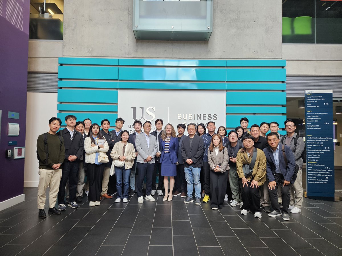 Strengthening International Ties.

The Business School recently hosted a distinguished delegation from Korea, comprising practitioners and experts from around fifteen government-funded research institutes.

Read the full story: sussex.ac.uk/business-schoo…

#Research #Funding