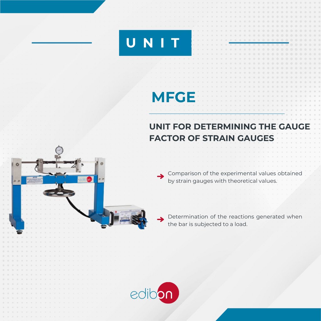 Edibon_Intl's tweet image. Optimize your measurements with EDIBON’s Unit For Determining The Gauge Factor Of Strain Gauges &quot;MFGE&quot;!  

Learn more at: edibon.com/en/unit-for-de…

#DiscoverEDIBON #MaterialsEngineering #Photoelasticity #StrainMeasurement