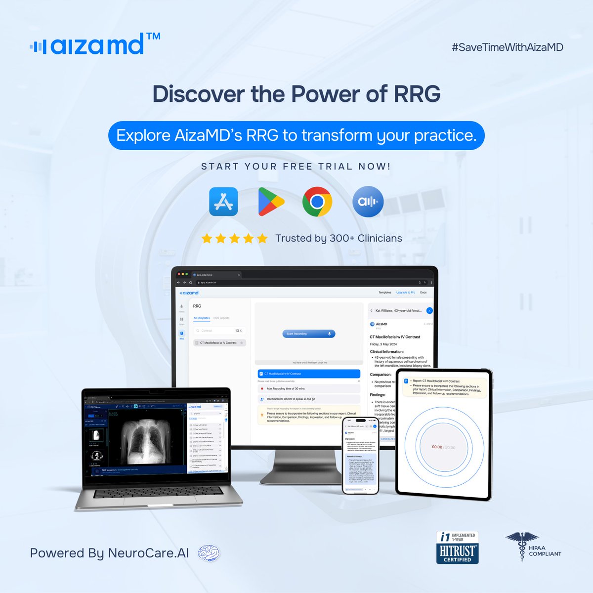 savelife_ai's tweet image. Discover 5 smart ways AizaMD RRG can transform your workflow. (2/2)

Try AizaMD Today!
💻 WebApp: app.aizamd.ai
🌐 Chrome Extension: chromewebstore.google.com/detail/aizamd/…

#radiology #HealthcareInnovation #AizaMD #ProductivityBoost