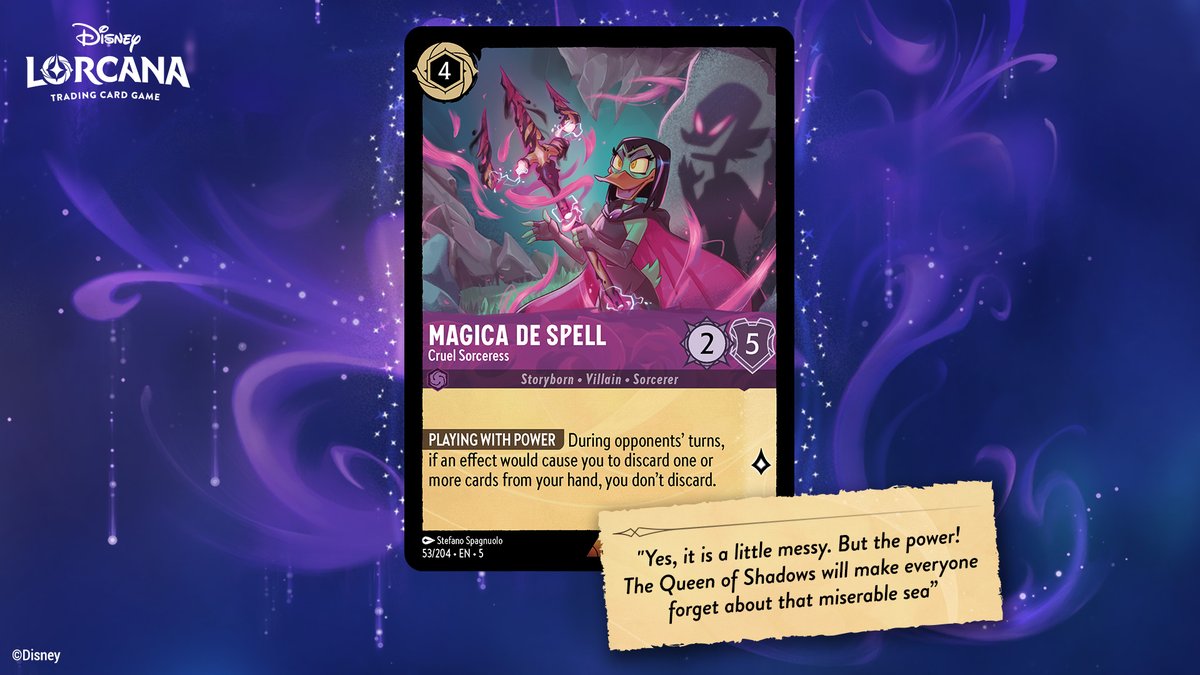 Sometimes there’s just not enough space for all the story we want to add to a card…Well, here’s a little bonus for you! #DisneyLorcana #ShimmeringSkies