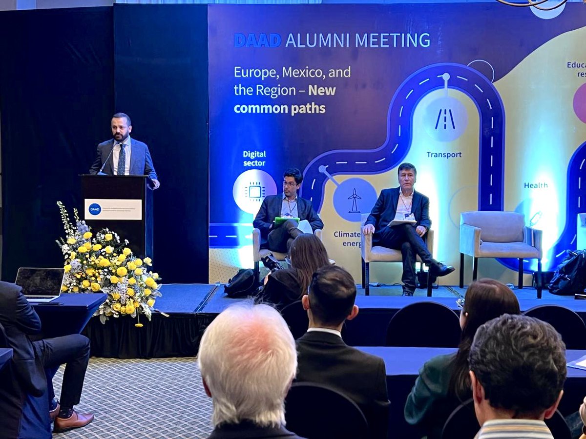 🇲🇽🇪🇺🇩🇪Gracias @DAAD_Mexico por la invitación a discutir ideas de colaboración entre México y la UE en el marco de la iniciativa #GlobalGateway. Una gran oportunidad para fortalecer el sector agroalimentario mexicano y explorar oportunidades de crecimiento sostenible en la región.