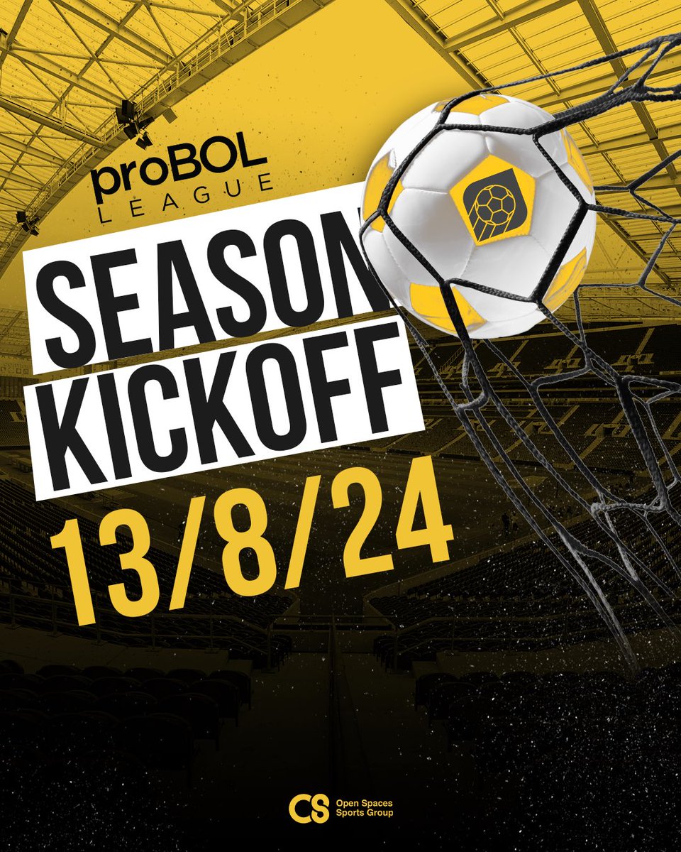 ⚽ Get Ready for the proBOL League Season 3 Kickoff! ⚽

The proBOL League is back and bigger than ever, starting on August 13, 2024! Join us for an unforgettable season of thrilling football action and community spirit.
#OSSG #proBOL