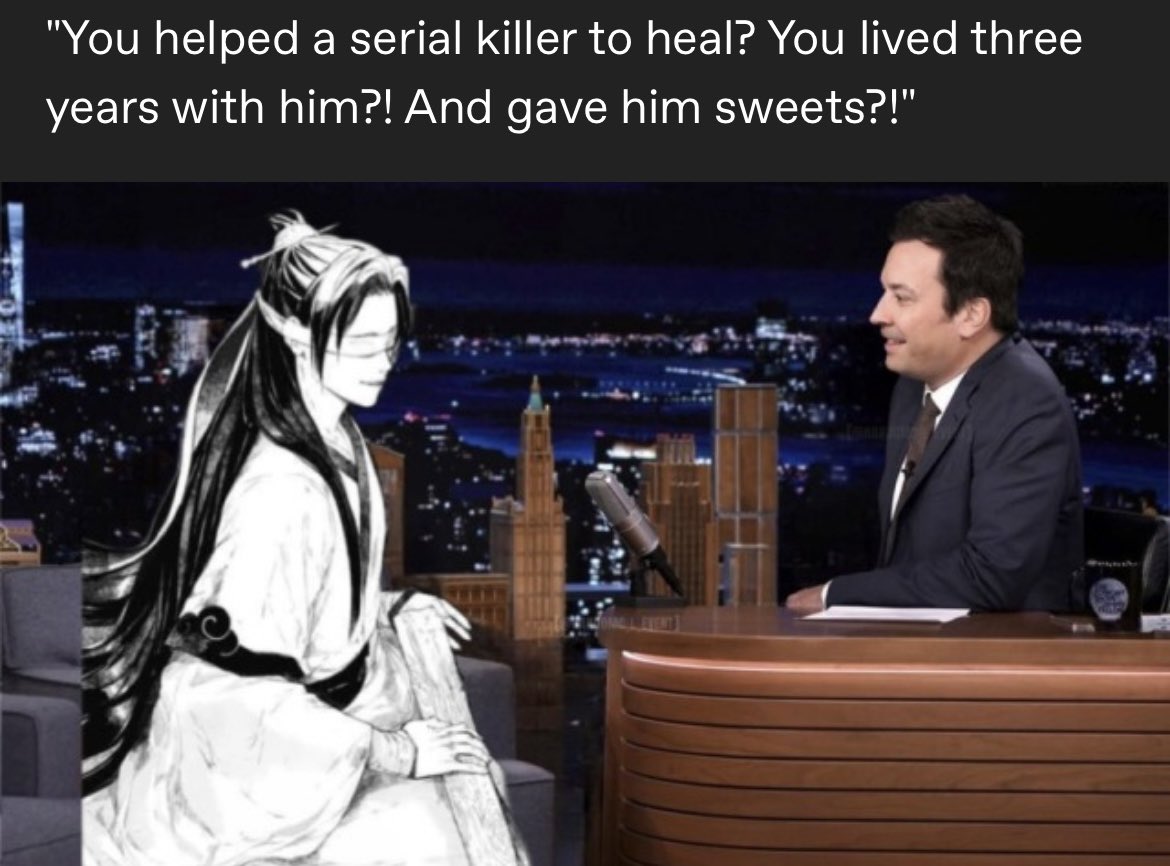 Don’t question Xiao Xingchen and his kindness! 
#MDZS #xuexiao