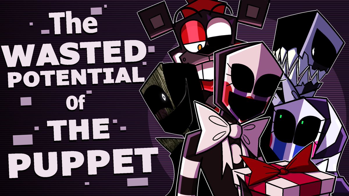 I wanna work as a thumbnail artist sometime. Practiced drawing some hypothetical FNAF youtube video thumbnails!

#FNAF #FNAFart