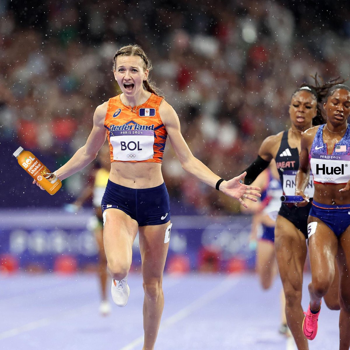 If you know you know.

No shade @Huel😉

Congratulations to everyone’s new favourite athlete, Femke Bol. There’s a lifetime of Power Shakes waiting for you. Just say the word.

#BOLFoods #femkebol #ParisOlympics #underdogs
