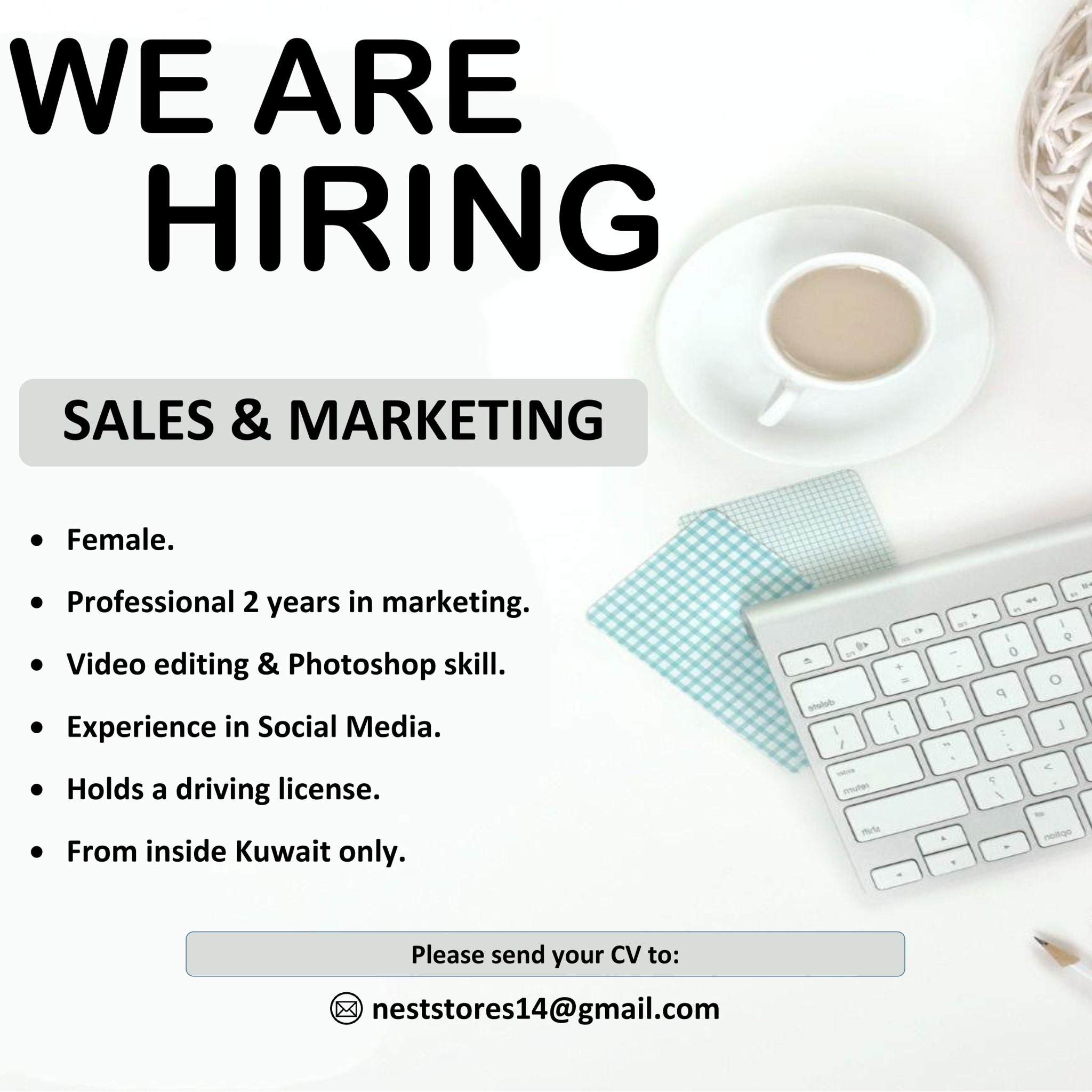 Hiring Sales Representative | iiQ8 Financial Analyst and many jobs available