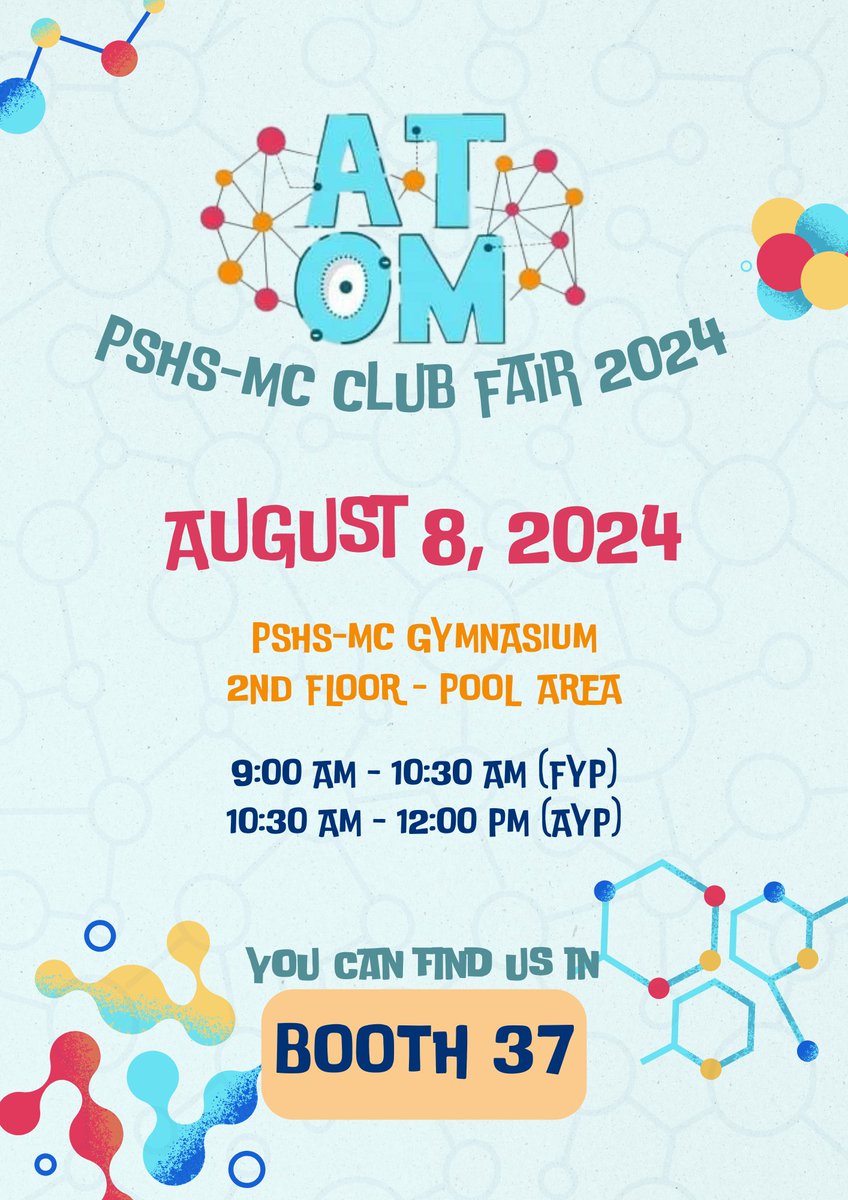 ATOMpisay's tweet photo. #ATOM #alab #alab2024 #ClubFair https://t.co/m2apamVBW1