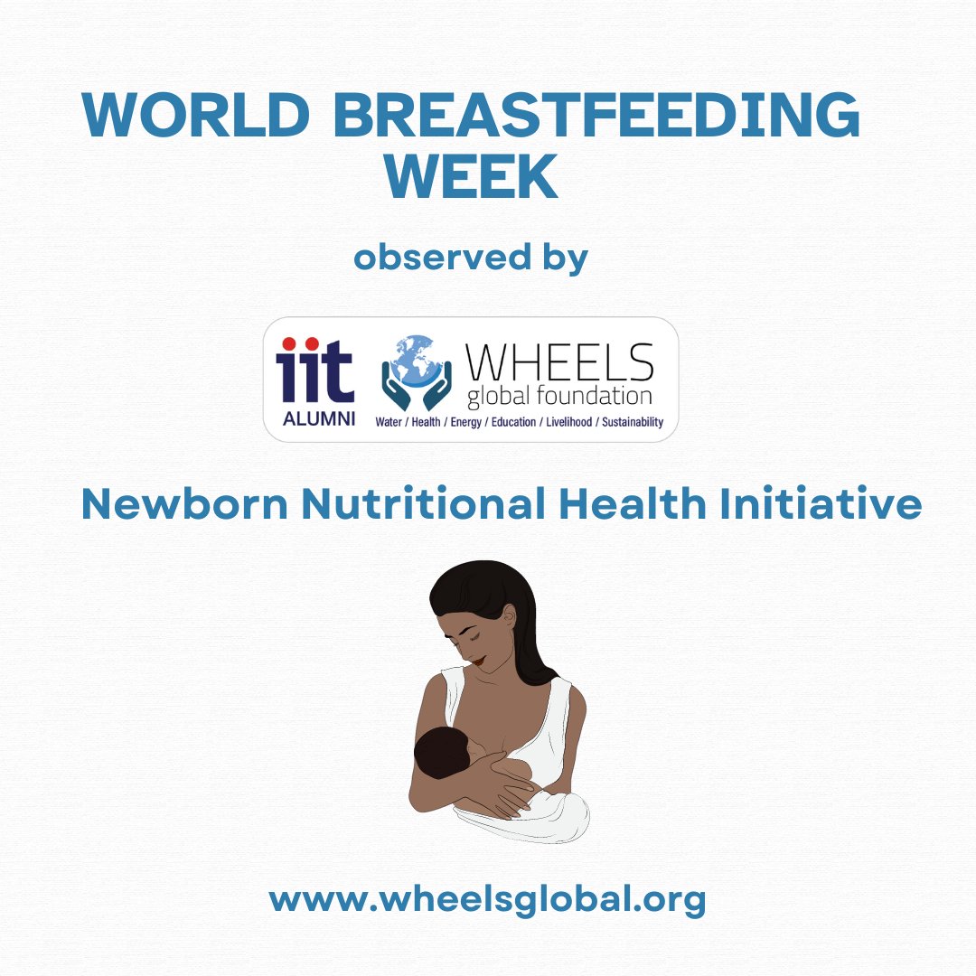 🌍 #WorldBreastfeedingWeek2024 🤱
Let's take a moment to recognize the importance of breastfeeding for both mothers and infants around the world. Here’s a video on the Newborn Nutritional Health Initiative.
youtu.be/ykDEGpvFiZg 

#WHEELSGlobalFoundation #WHO #Unicef #iIT