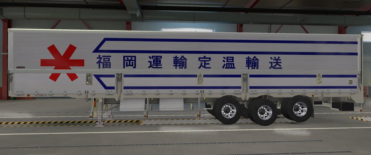 HIRO_YUZUHARA's tweet photo. TOHO Wing       福岡運輸
#福岡運輸 #TohoWing #EuroTruckSimulator2 #ETS2 https://t.co/zafAEmIcA8