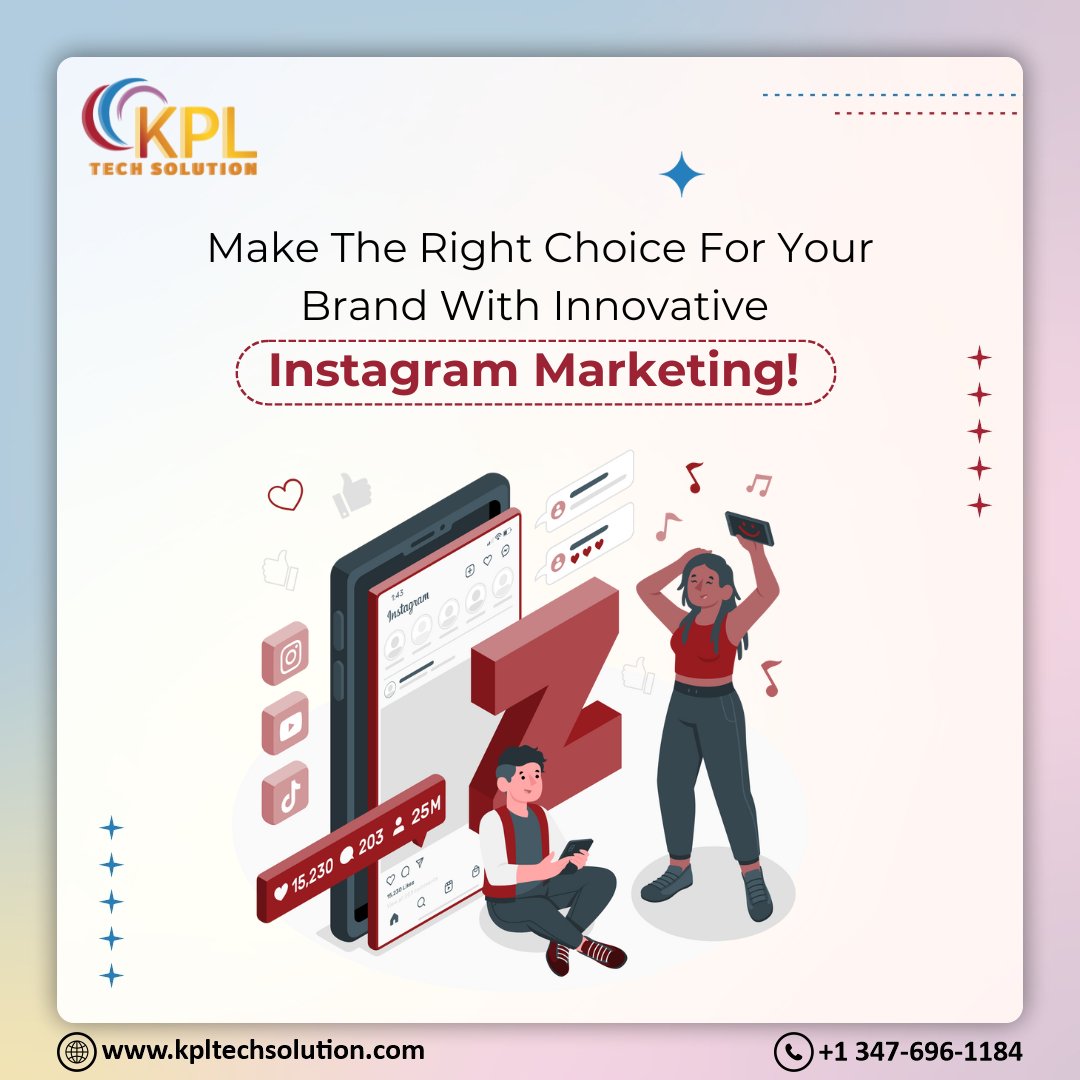 kpltechsolution's tweet photo. Our Instagram marketing strategies boost your brand by combining creative content, strategic planning, and data insights to engage your audience and drive growth.

#mobileservice #smallbusiness #mobile #digitalmarketing #business #seo #branding #KPL #kpltechsolution https://t.co/hTY0OmwAje