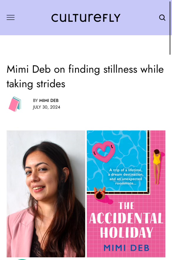 One step at a time. One word at a time. 👟🌊🩵🖋️

My philosophy for writing, running, and life ✨

To read the full article @culturefly ⬇️
culturefly.co.uk/mimi-deb-on-fi…