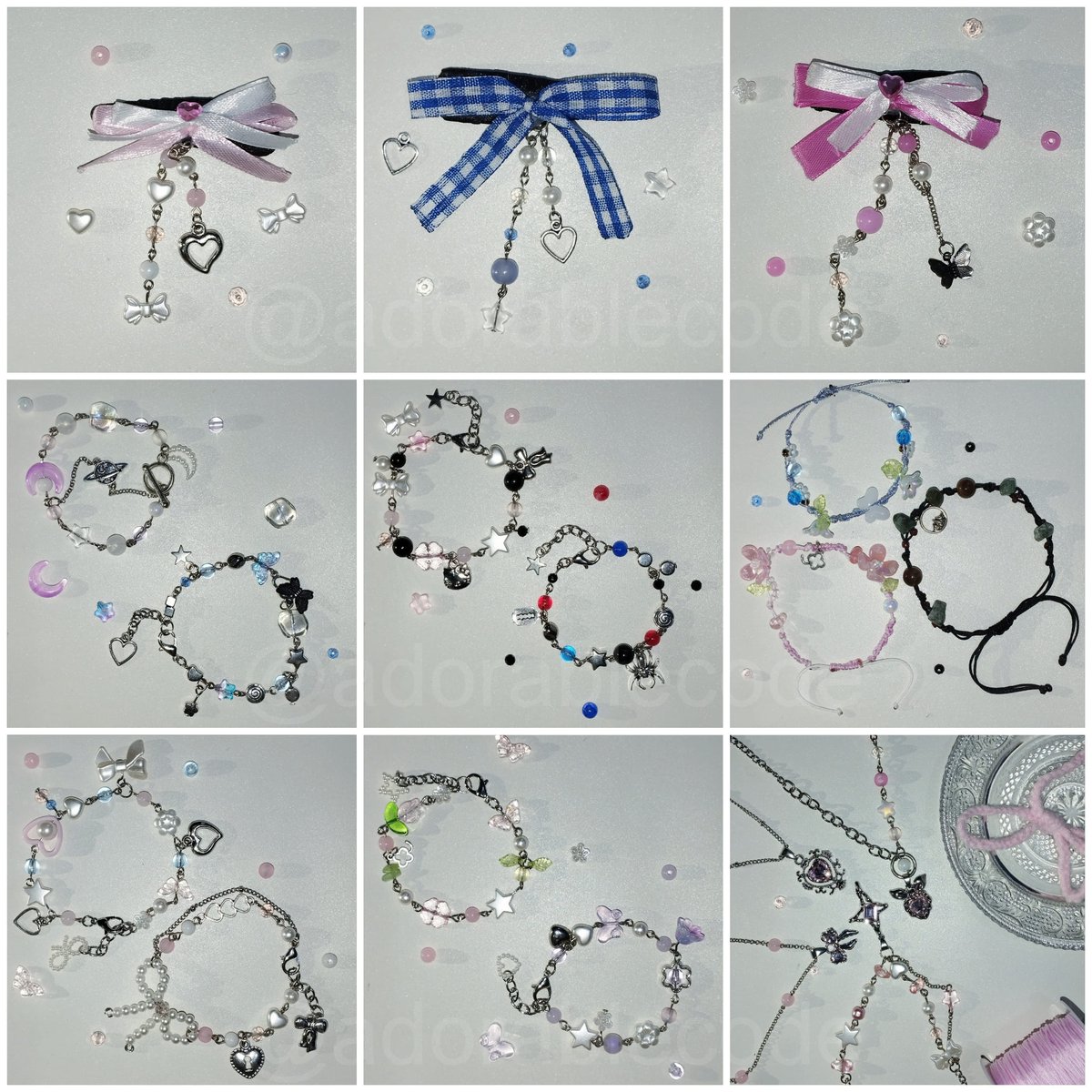 stuffsite's tweet photo. sells! interest check 𖦹
hi Hi HII aku mau open po handmade gelang dan perintilan lucu lainnya. start from 15k, kira-kira ada yang mauu? kindly drop ur @ if you're interested!! (@/adorablecode) https://t.co/5loXw9fjrR