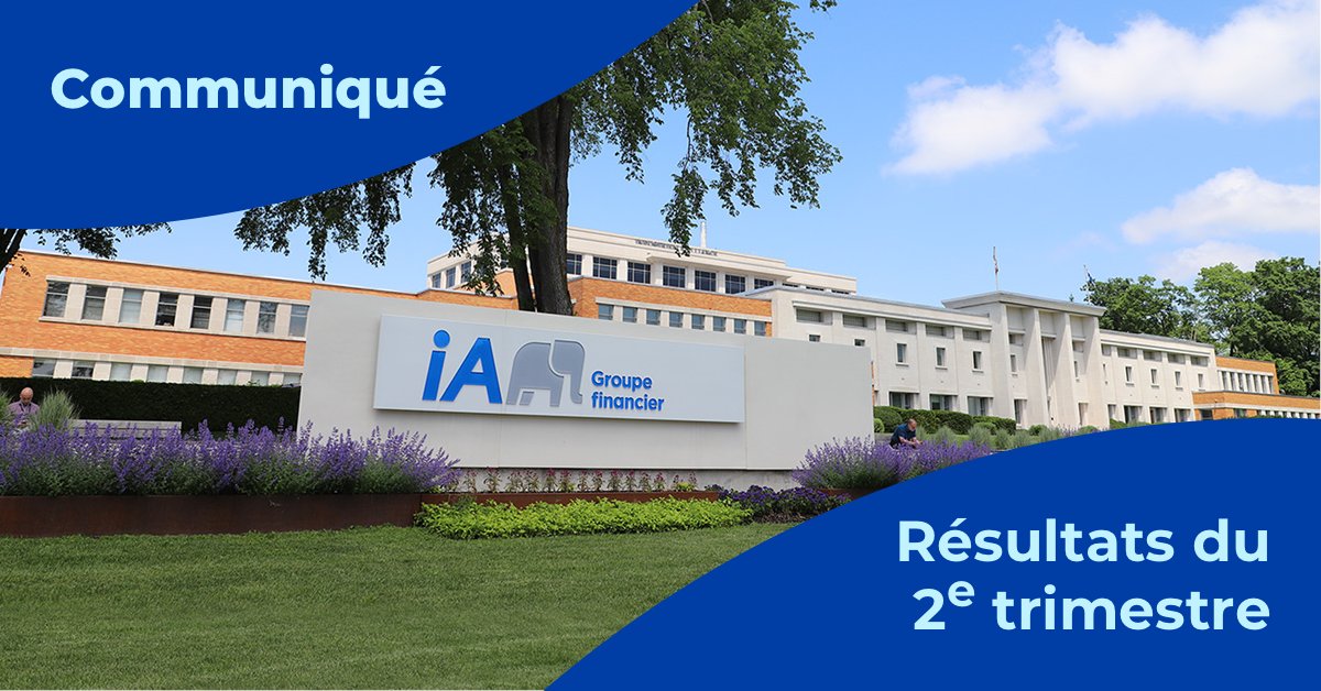 FINANCIAL RESULTS 📰

 "Our second quarter results were solid across the board, said Denis Ricard, President and CEO of iA Financial Group. "

Read the full press release 👇

ow.ly/ay5250SSSZa