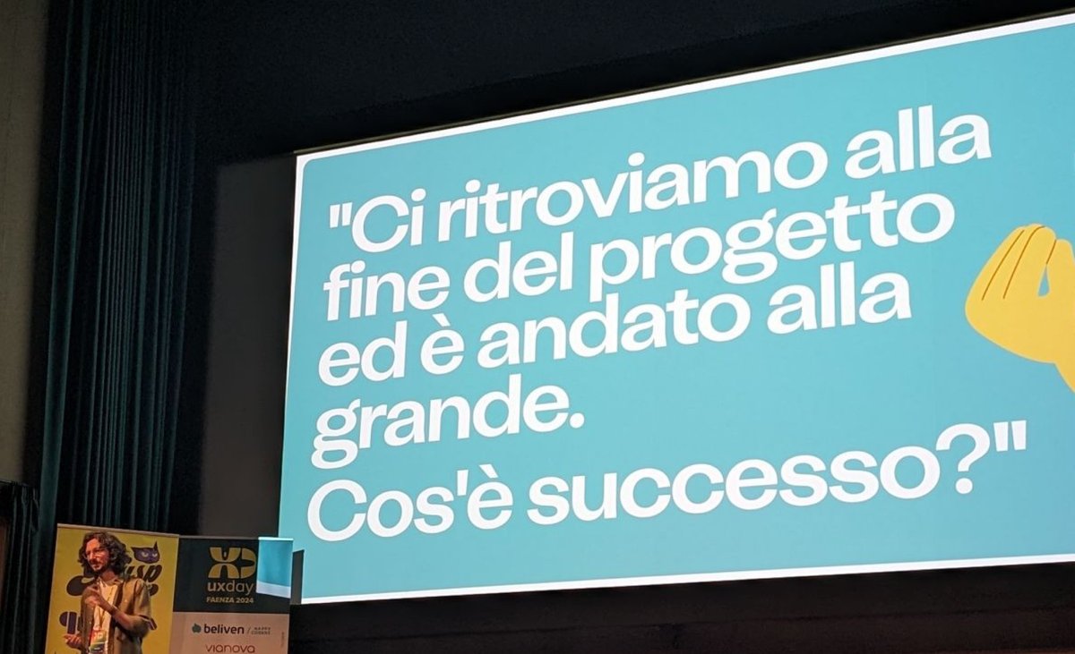 Il design può aiutare a raggiungere obiettivi aziendali? E come si progetta a partire da  questo valore? Che poi, per valore, cosa si intende?

<a href="/mchgli/">Giulio Michelon</a> ne ha parlato allo scorso uxday a Faenza.

👉 Se anche tu hai a cuore questo tema, ecco le sue slide: belkadigital.com/cta-talk/20240…