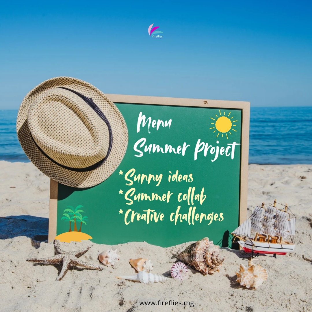 Chez nous les vacances riment avec créativité sans limite et inspiration sans fin
🌐fireflies.mg
#fireflies #audiovisual #Event #Production #Filmmaker  #Corporate #Documentary #reportage  #Tweet #Holydays #summerholidays