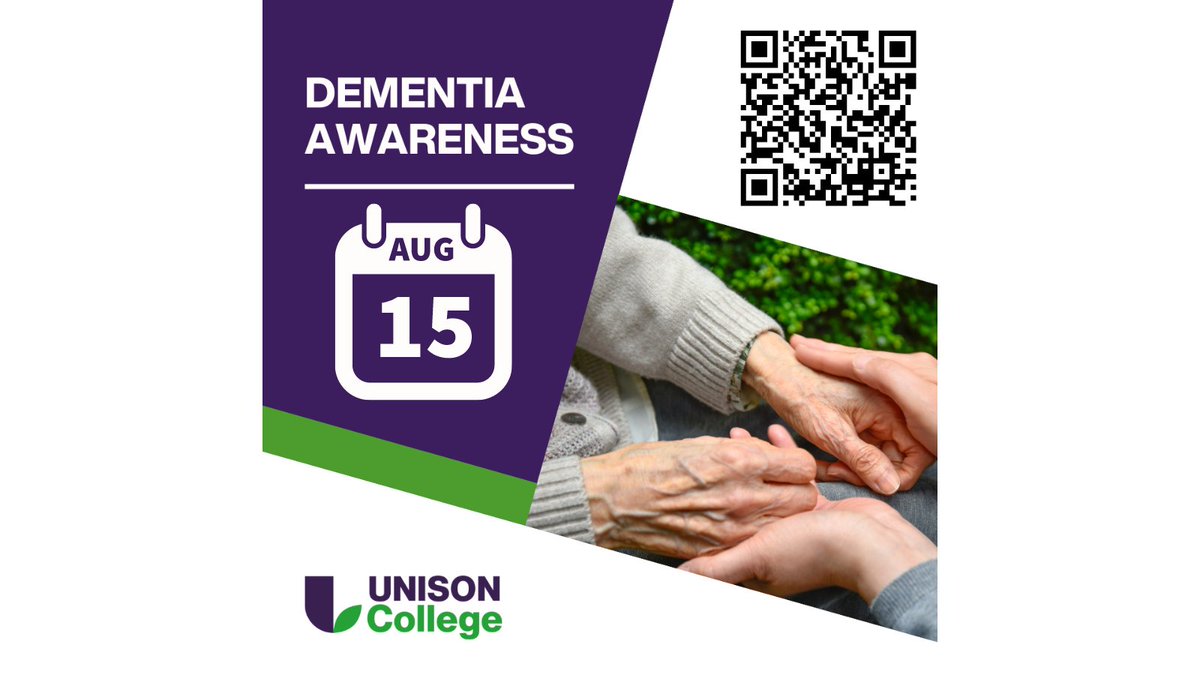 SW_EduEqual's tweet image. southwest.unison.org.uk/events/dementi…

A FREE course for UNISON Members @UNISONSW @unisonlearning 

This course will give you an understanding of the key issues in dementia care and how best to support individuals.

BOOK TODAY 💚💜