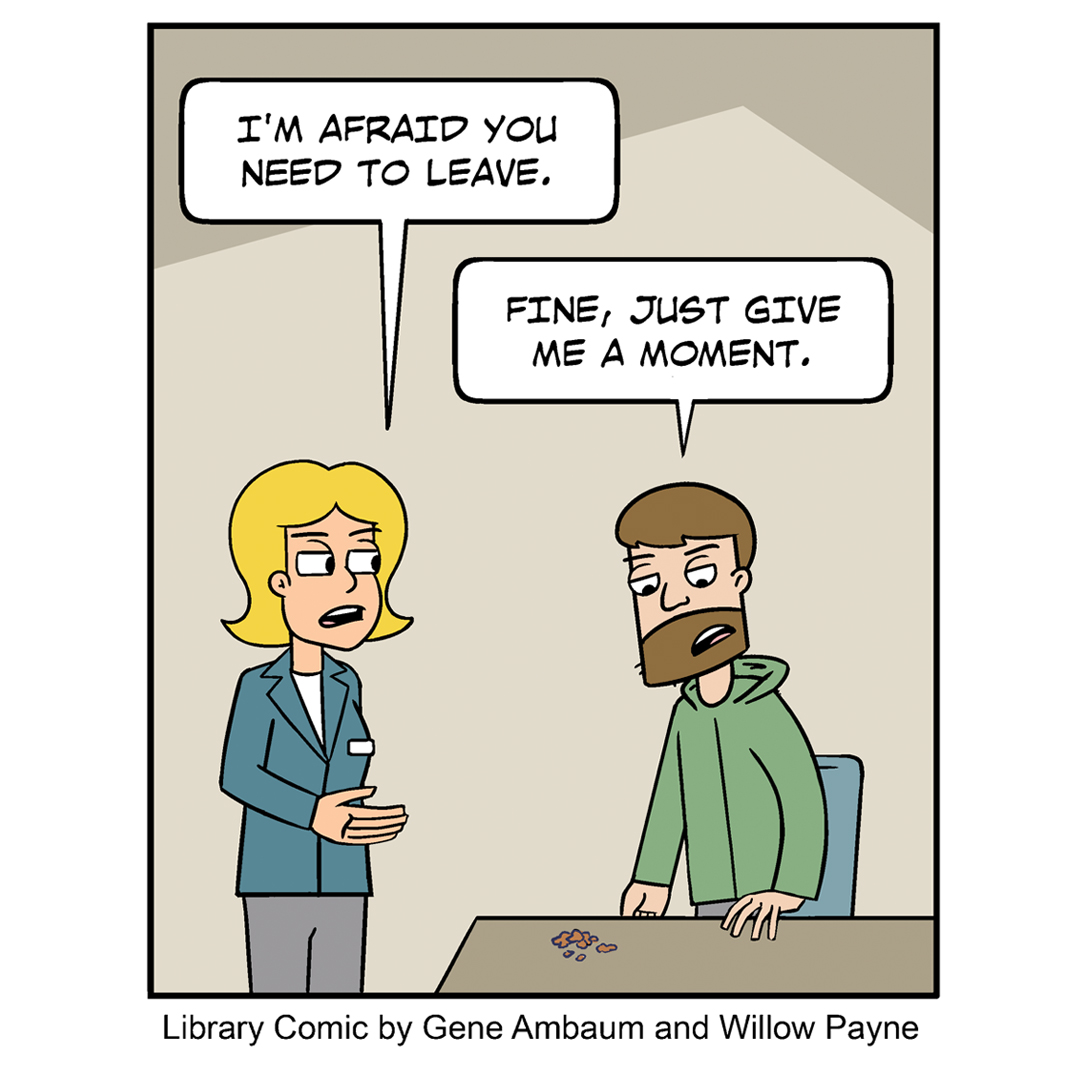 LibraryComic's tweet image. #librarylife