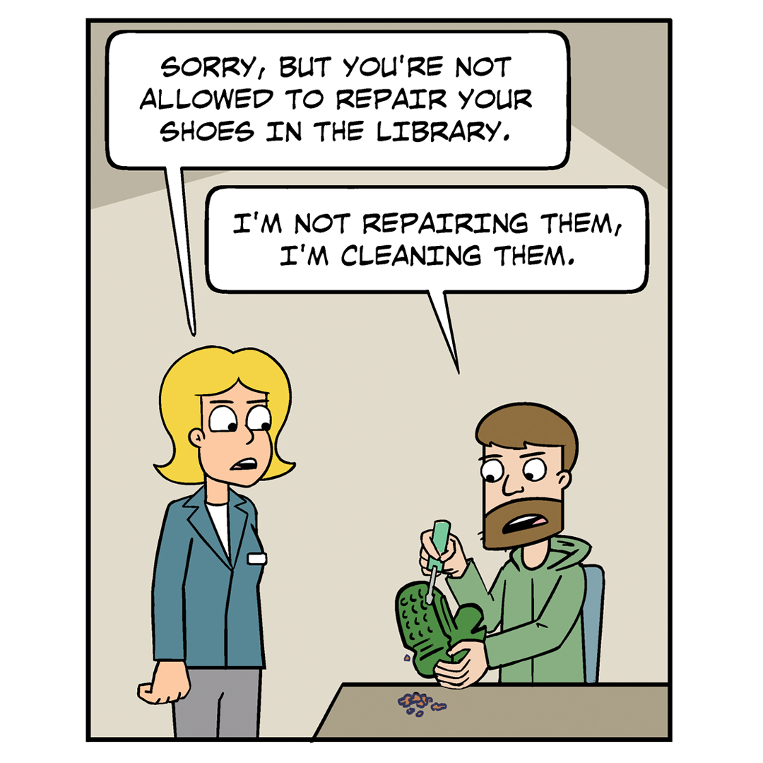 LibraryComic's tweet image. #librarylife